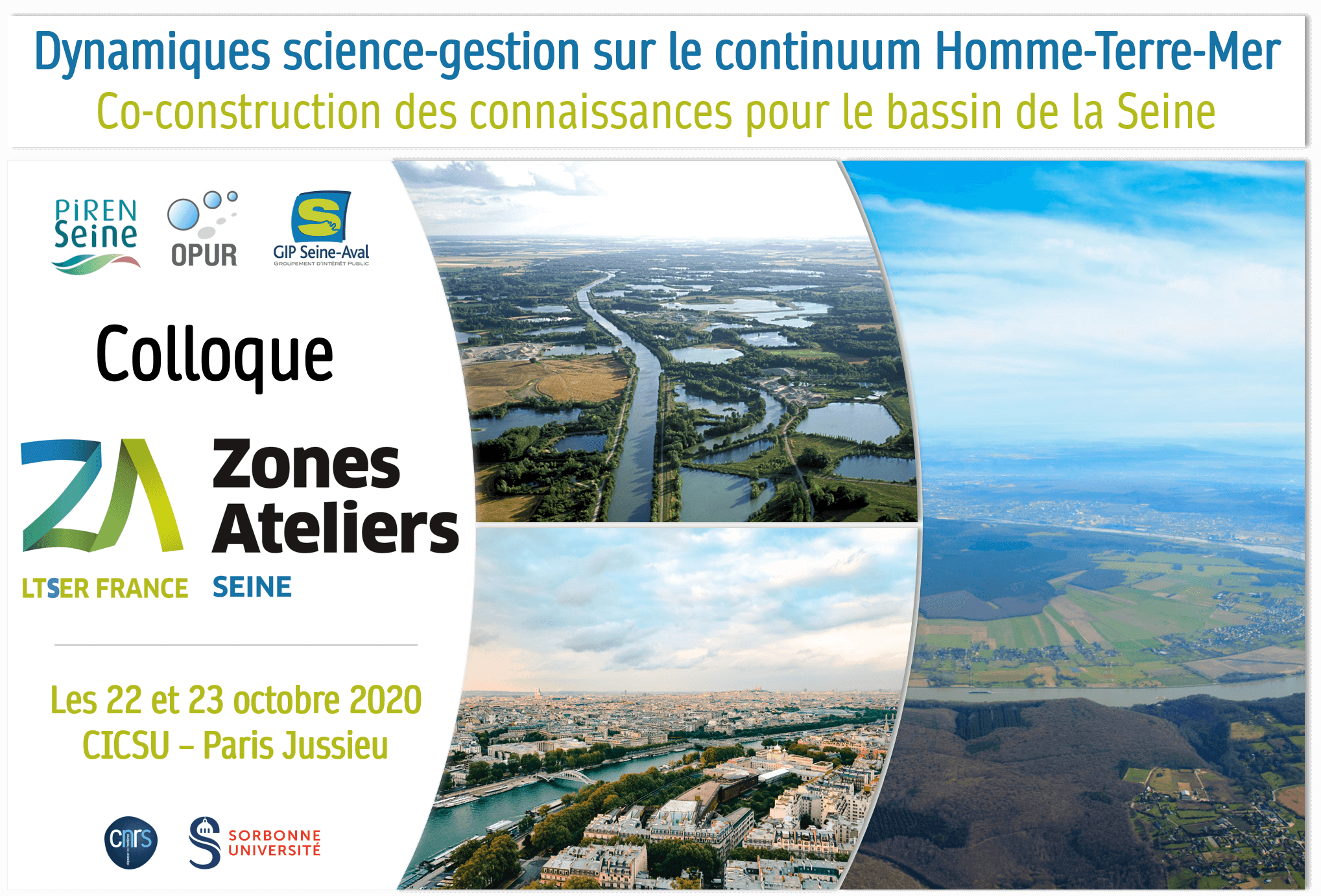 Colloque de la ZA Seine Colloque de la ZA Seine